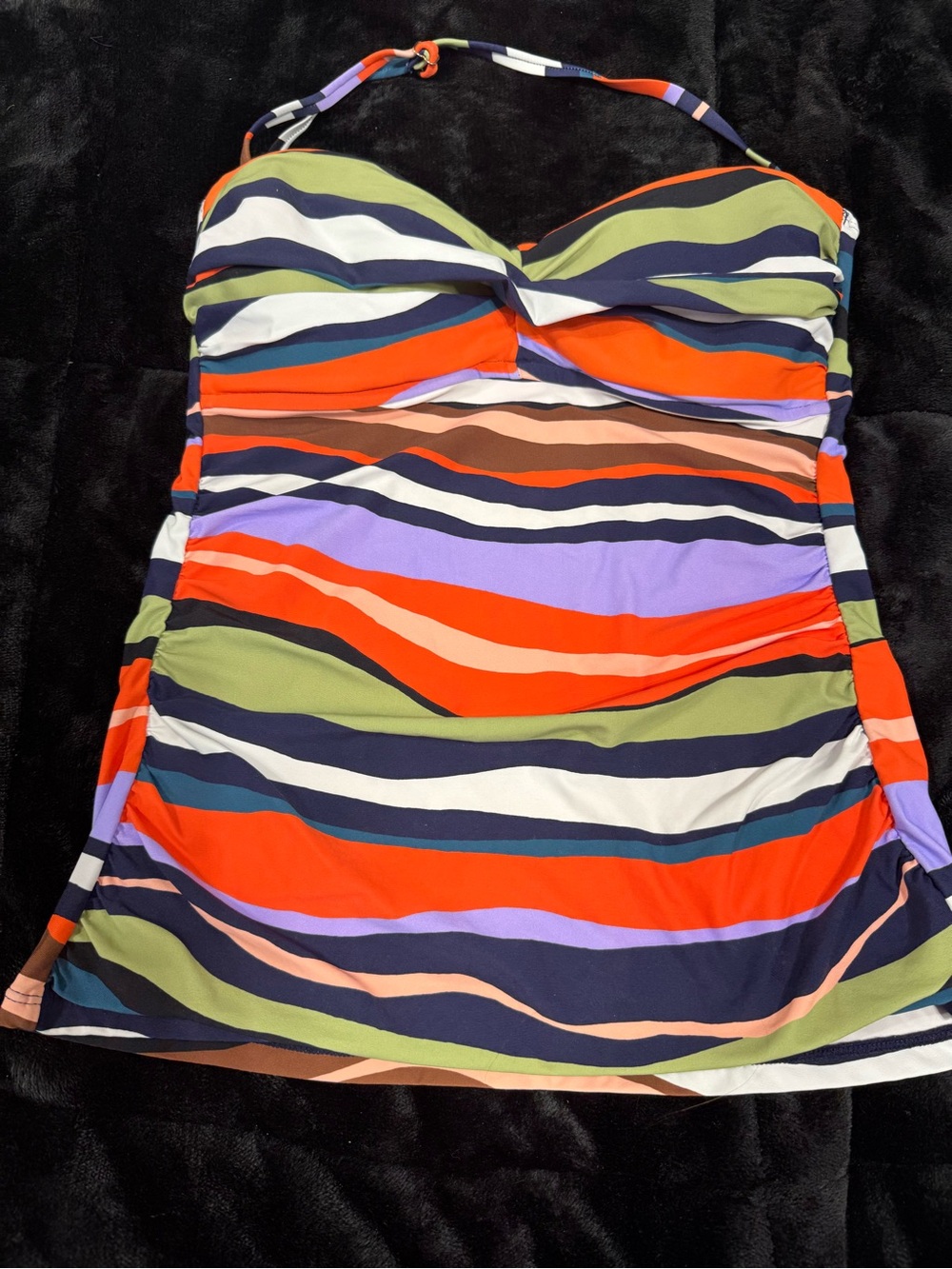 Hapari Multi-Print Women’s Swim Bikinis - Green, Orange, Blue, Black - Picture 5 of 5